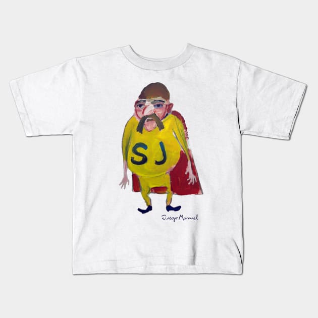 Super J, people from the neighborhood Kids T-Shirt by diegomanuel